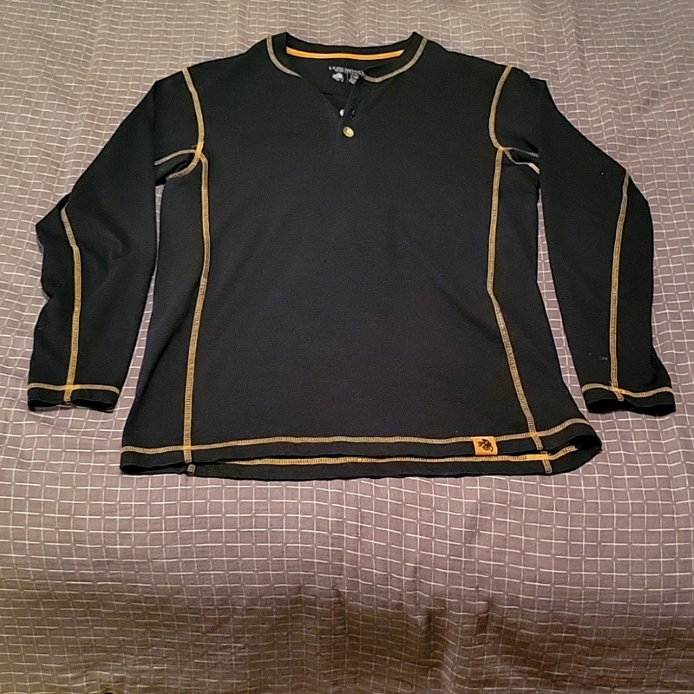 Legendary Whitetails Black Henley Shirt
